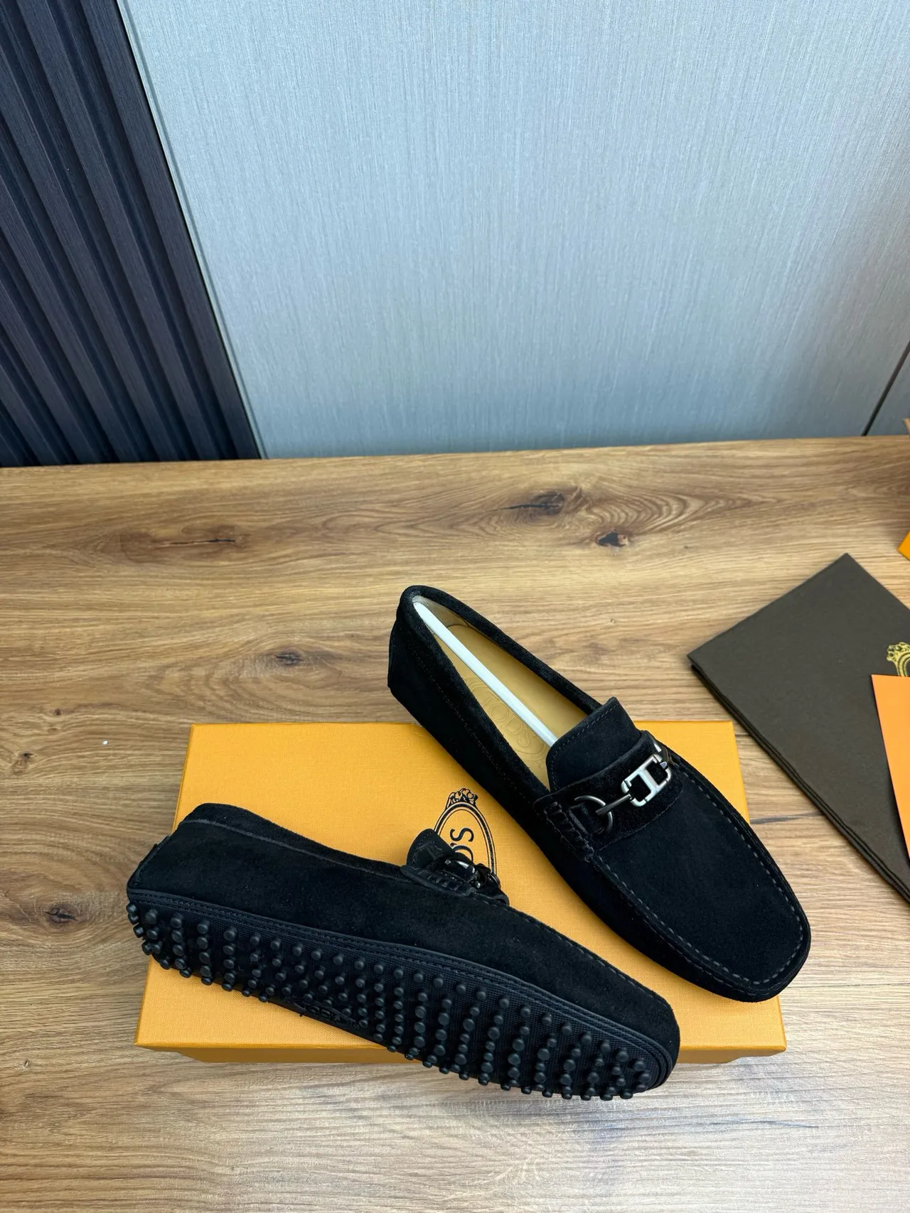 Gucci Horsebit Loafer Black Suede Loafers 6
