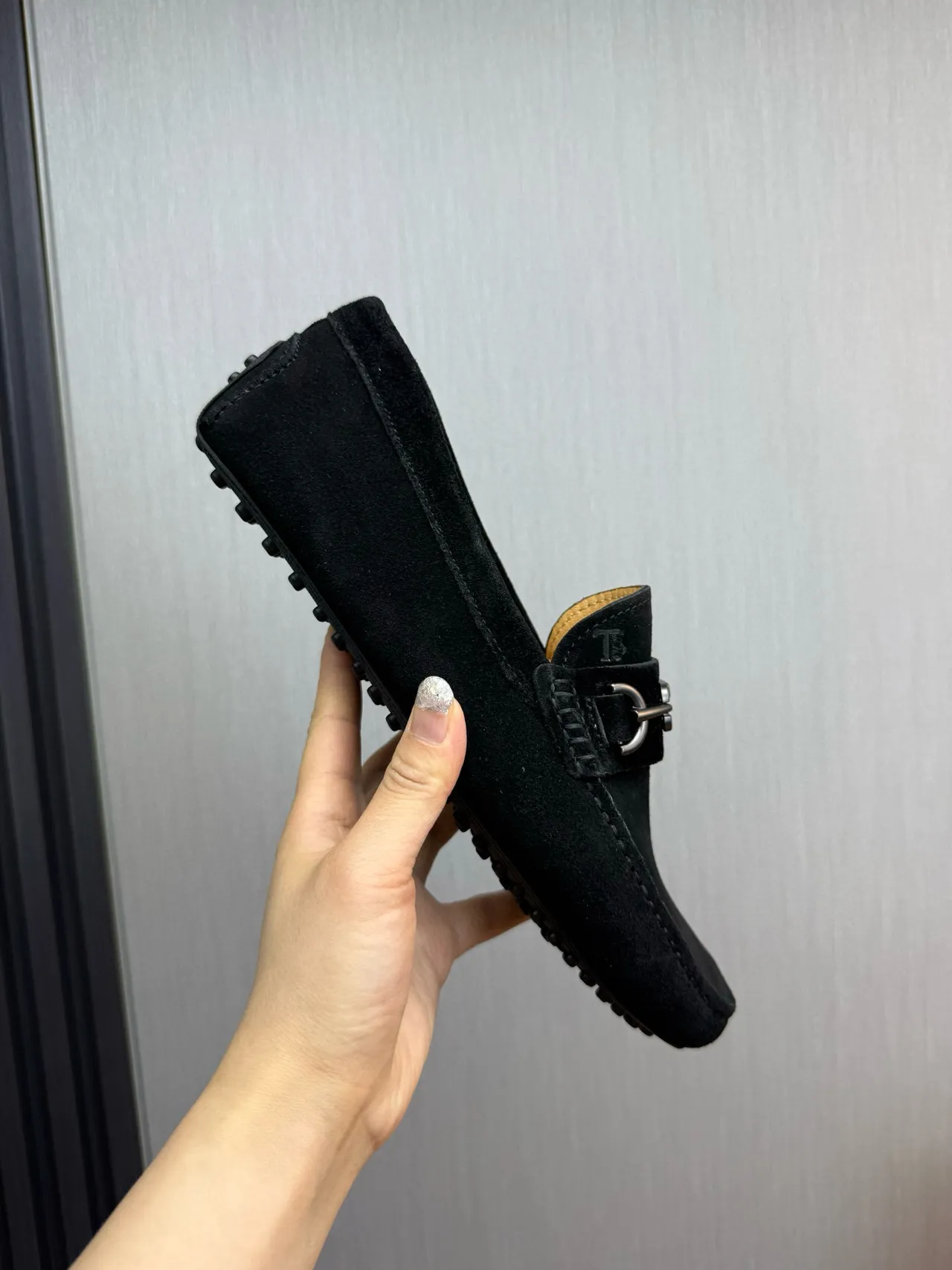 Gucci Horsebit Loafer Black Suede Loafers 7