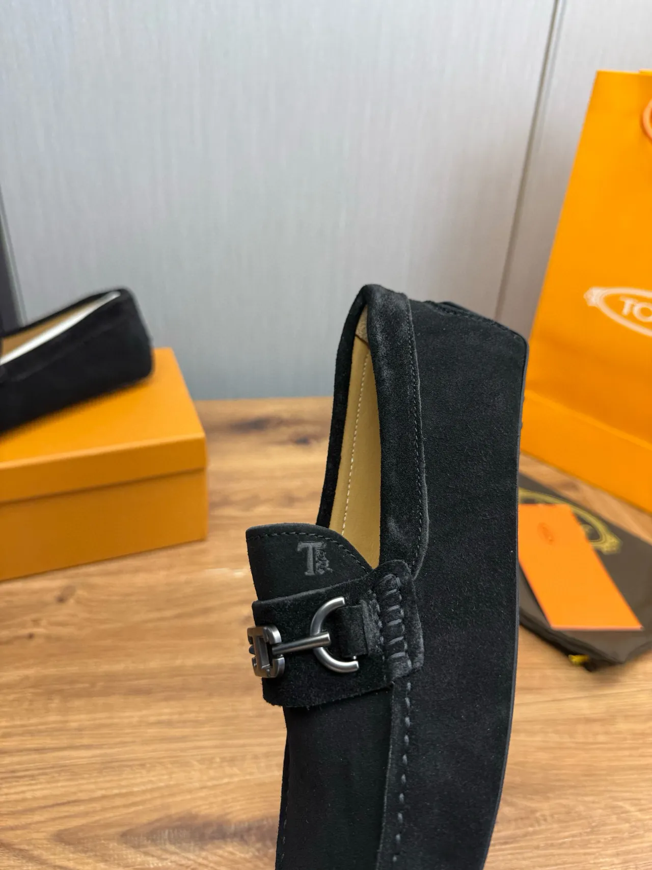 Gucci Horsebit Loafer Black Suede Loafers 9