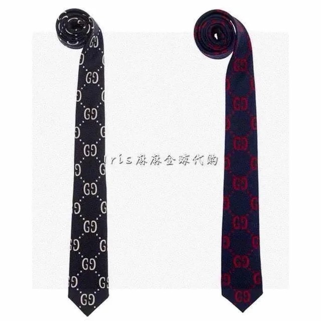 Gucci Interlocking GG Monogram Navy gravata 2