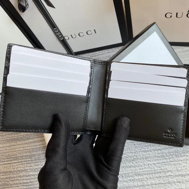 Gucci Kingsnake Print কালো Saffiano Leather ছোট বাটোয়া 13