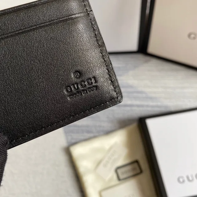 Gucci Kingsnake Print কালো Saffiano Leather ছোট বাটোয়া 22