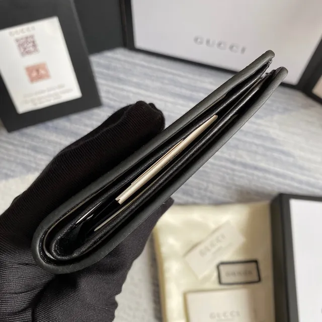 Gucci Kingsnake Print কালো Saffiano Leather ছোট বাটোয়া 24