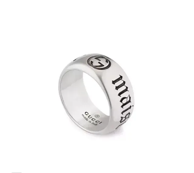 Gucci L'Amour Engraved Interlocking G Silver Rings 9