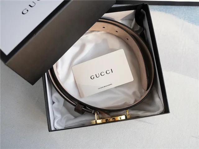 Gucci Ophidia Beige Gold GG Monogram Canvas Interlocking G Buckle Leather Belt 3