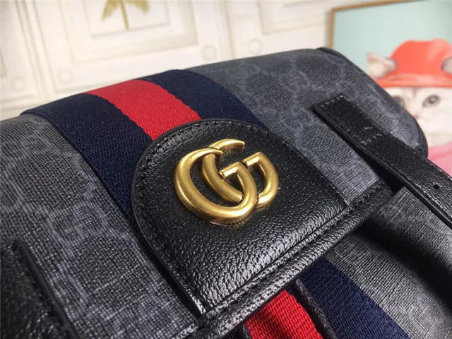 Gucci Ophidia GG Monogram Canvas Web Stripe sac à dos casual 13