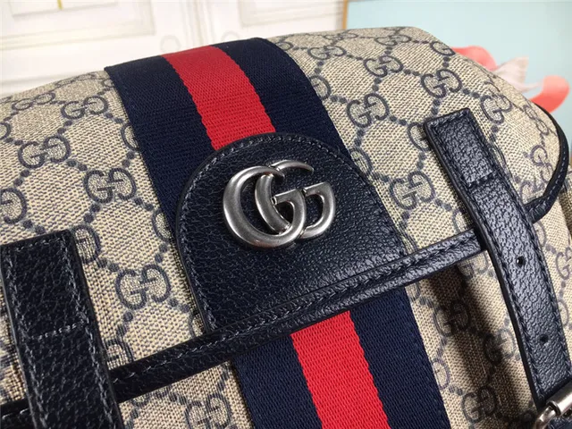 Gucci Ophidia GG Monogram Canvas Web Stripe sac à dos casual 22