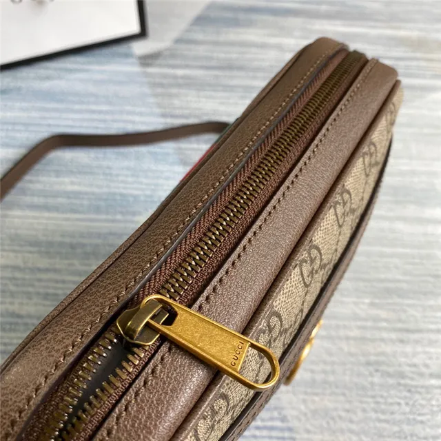Gucci Ophidia GG Monogram Canvas Web Stripe Messenger Bag 3