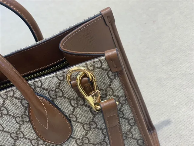 Gucci Ophidia GG Supreme Beige and Brown Tote Bag 5