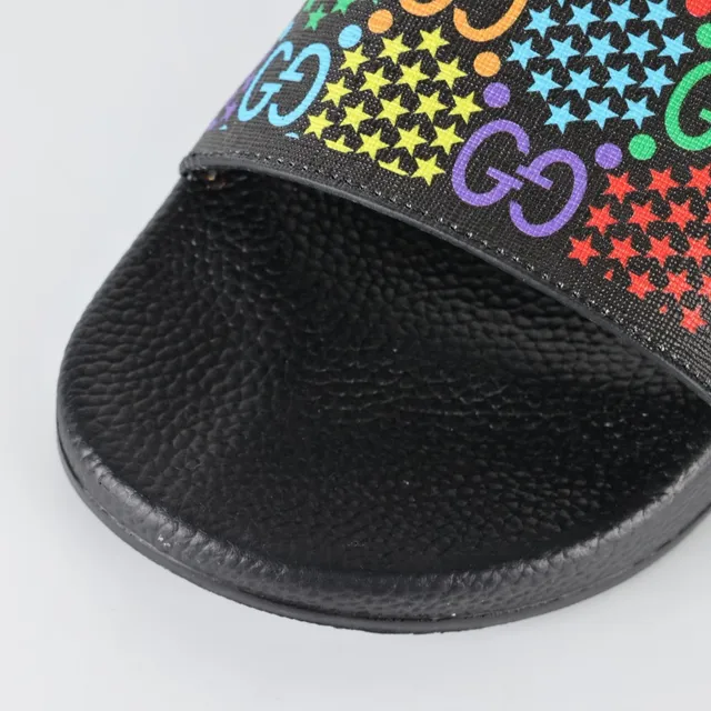 Gucci Screener Rainbow GG Print Slippers 5