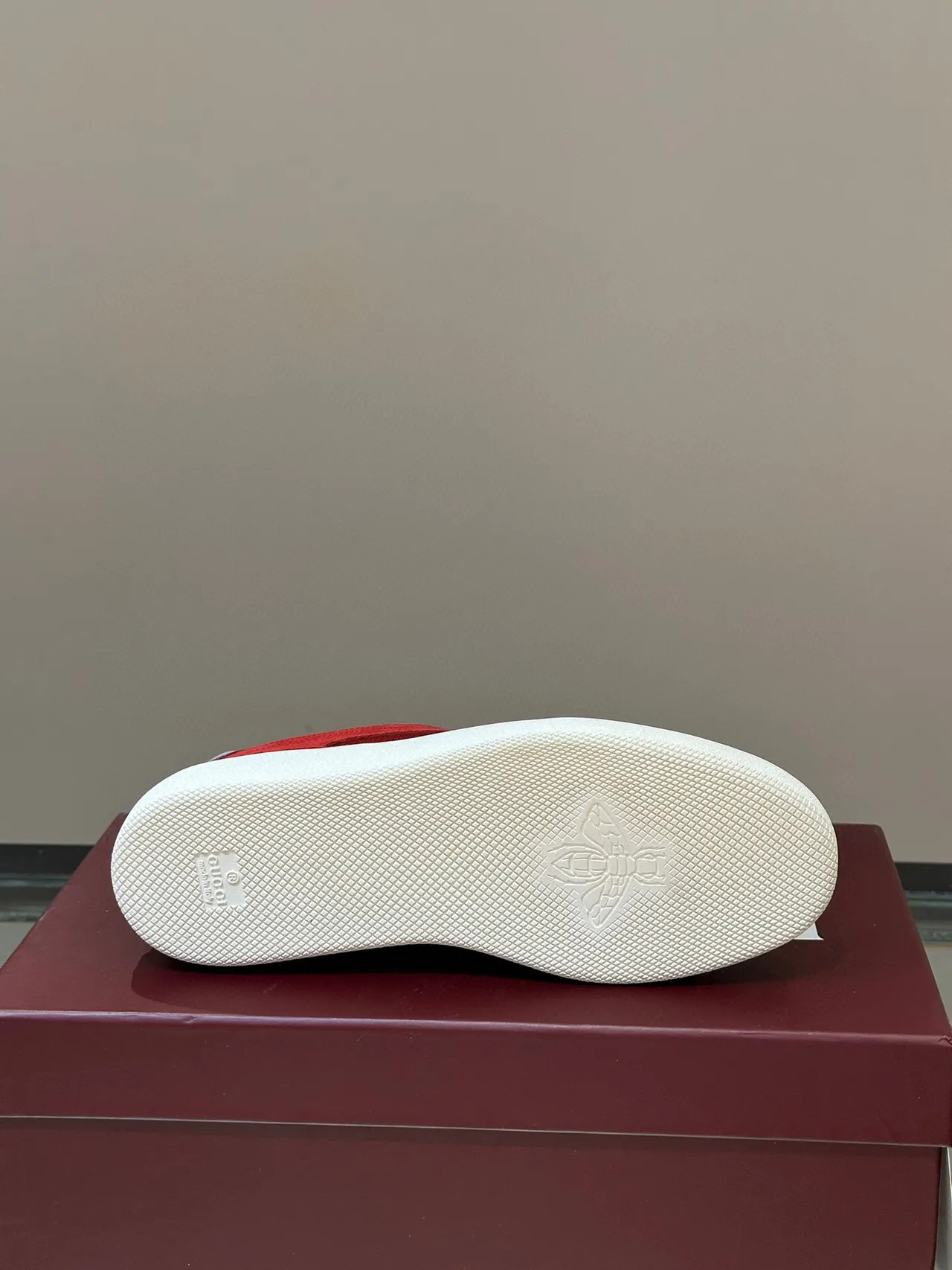 Gucci Tennis 1977 Rojo y Blanco Zapatillas Lifestyle 7