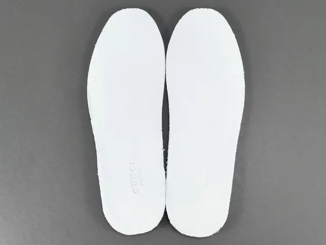 Gucci White Blue Color-Blocked Leather GG Monogram Canvas Lifestyle Sneakers 4