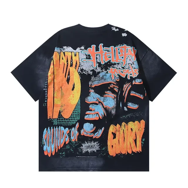 Hellstar Graphic Distressed Oversized T-Shirt 3