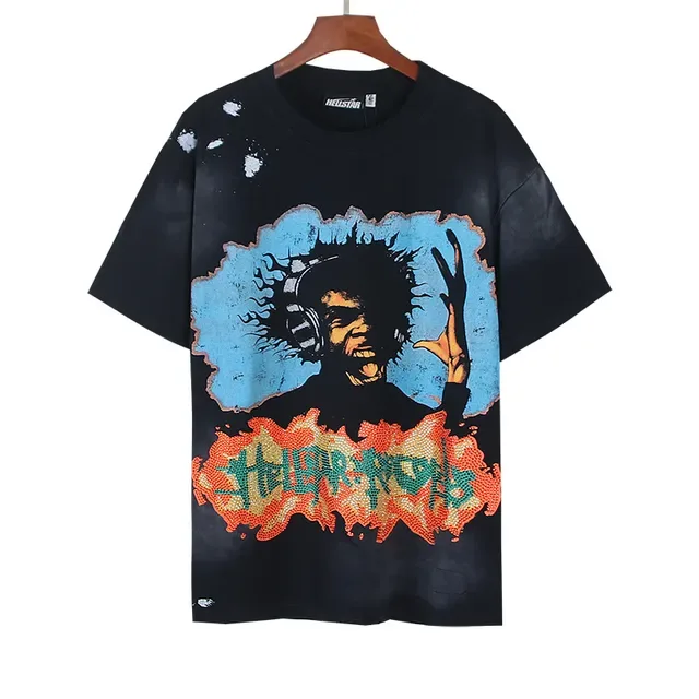 Hellstar Graphic Distressed Oversized T-Shirt 5