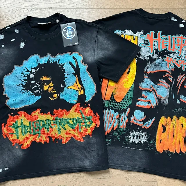 Hellstar Graphic Distressed Oversized T-Shirt 7