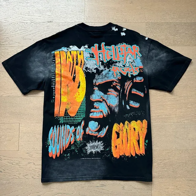 Hellstar Graphic Distressed Oversized T-Shirt 10