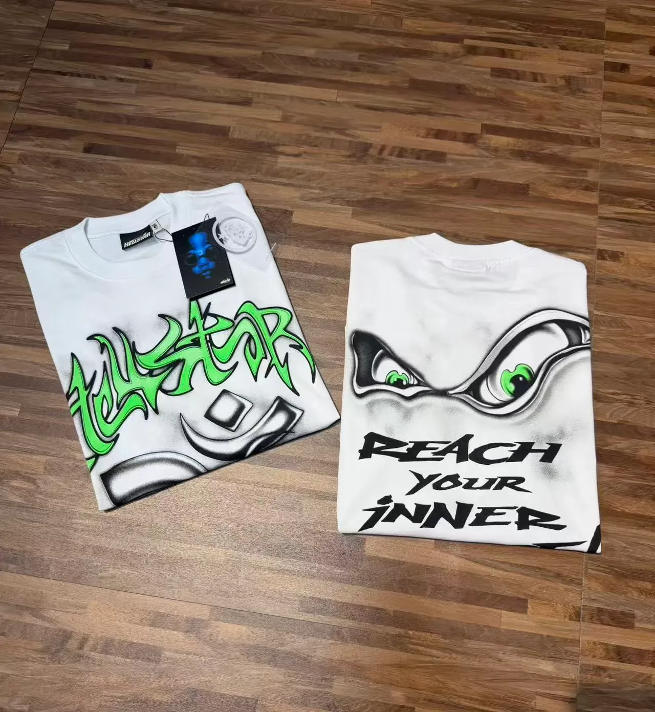 Hellstar Graphic Print Om Symbol T-Shirt 3