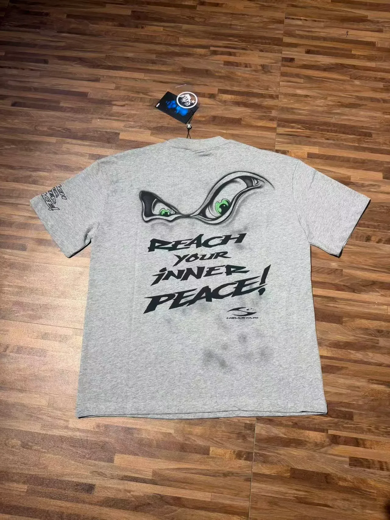 Hellstar Graphic Print Om Symbol T-Shirt 7