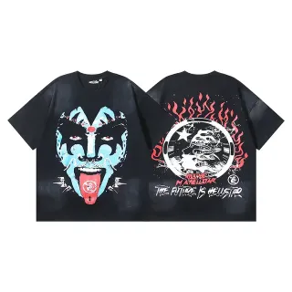 Hellstar The Future Is Hellstar Graphic Oversized T-Shirt