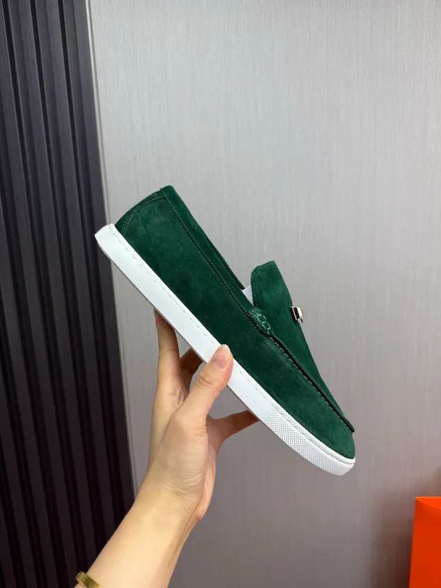Hermès Oran Mocasin Verde Ante Horsebit Slip-On Mocasin 7