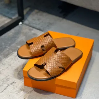 Hermès Oran صندل جلد مكسّر لون تون