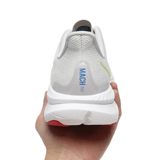 Hoka Mach 6 সাদা হলুদ নীল দৌড়ের জুতো 4