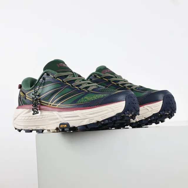 Hoka Mafate Speed 2 Dark Navy Forest Green ট্রেল রানিং জুতা 3