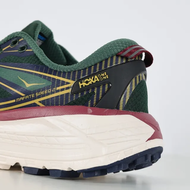 Hoka Mafate Speed 2 Dark Navy Forest Green ট্রেল রানিং জুতা 4
