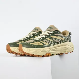 Hoka Mafate Speed 2 Olive Green Beige ट्रेल रनिंग जूते