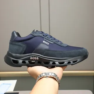 Zapatillas Lifestyle Hugo Boss Navy Black con upper de material mixto y midsole esculpido ventilado