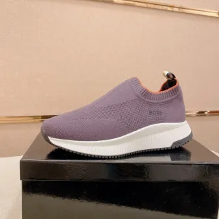 Hugo Boss Speed Trainer বেগুনি নিট স্লিপ-অন লাইফস্টাইল স্নিকার
