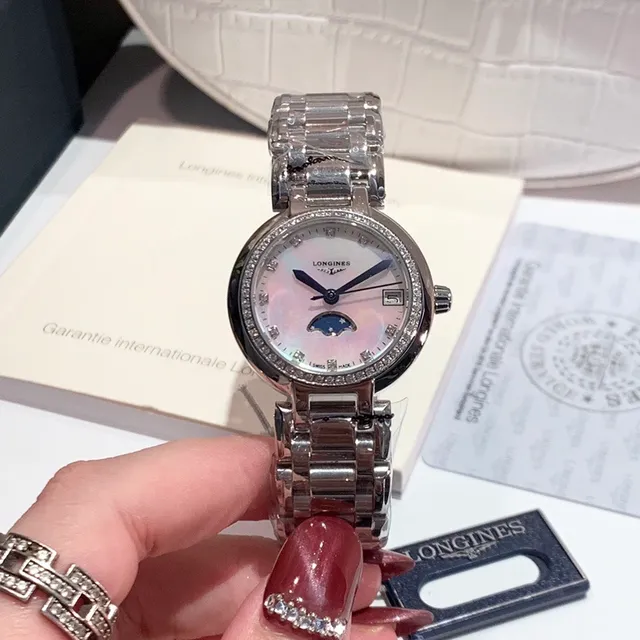 Longines DolceVita Two-Tone Moonphase Mechanical Watch 7