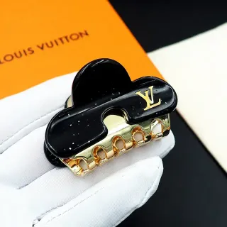 Louis Vuitton Black Gold Cloud-Shaped Resin-and-Metal Jewelry