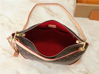Louis Vuitton Brown Beige Monogram Canvas Slouchy Hobo Silhouette Handbag 2