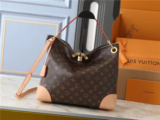 Louis Vuitton Brown Beige Monogram Canvas Slouchy Hobo Silhouette Handbag 10