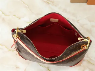 Louis Vuitton Brown Beige Monogram Canvas Slouchy Hobo Silhouette Handbag 11
