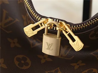 Louis Vuitton Brown Beige Monogram Canvas Slouchy Hobo Silhouette Handbag 14