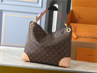 Louis Vuitton Brown Beige Monogram Canvas Slouchy Hobo Silhouette Handbag 17