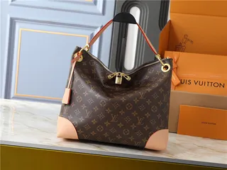 Louis Vuitton Brown Beige Monogram Canvas Slouchy Hobo Silhouette Handbag 19