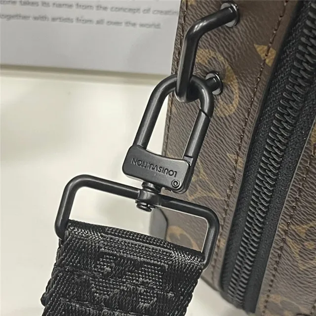 Louis Vuitton Brown Yellow Boxy Hard-Case Silhouette Monogram Canvas Messenger Bag 4