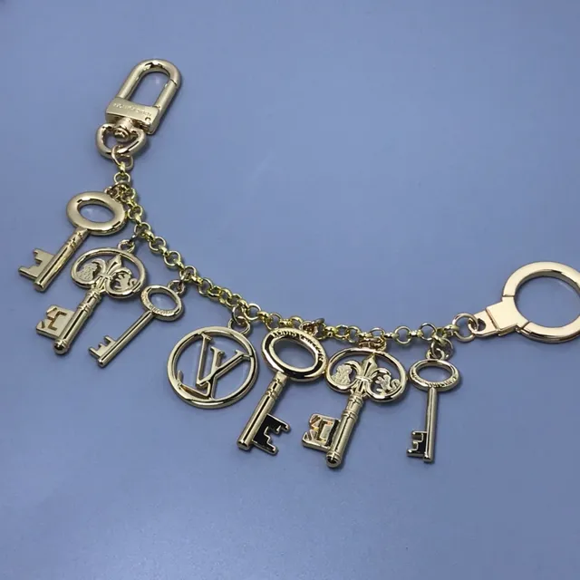 Louis Vuitton Gold Metal Multi-Charm Bracelet 3