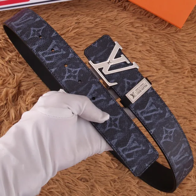 Louis Vuitton H Buckle Monogram Leather Belt 9