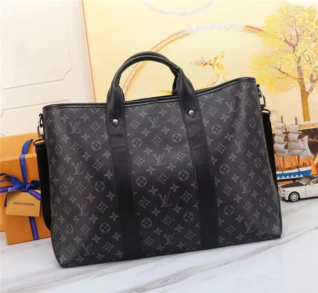 Louis Vuitton Keepall Bandoulière Tonal Monogram Bolsa Tote Negra 5