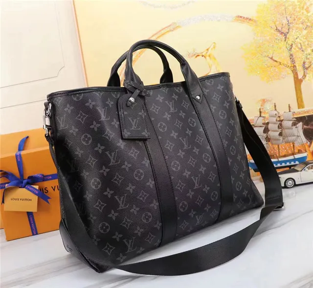 Louis Vuitton Keepall Bandoulière Tonal Monogram Bolsa Tote Negra 7