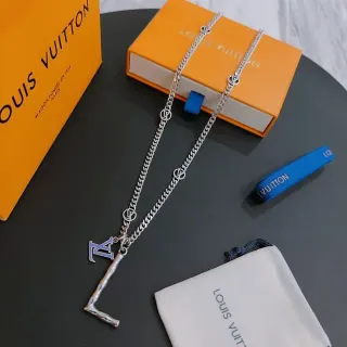Colar Corrente Louis Vuitton L Monograma
