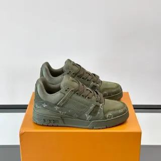 Louis Vuitton LV Trainer Zapatillas Lifestyle Verde Ejército