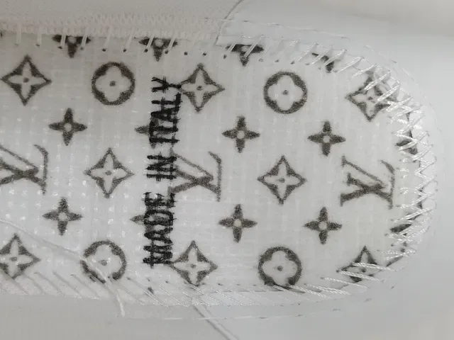Louis Vuitton LV Trainer White Monochrome Structured Strap Overlay Lifestyle Sneakers 2