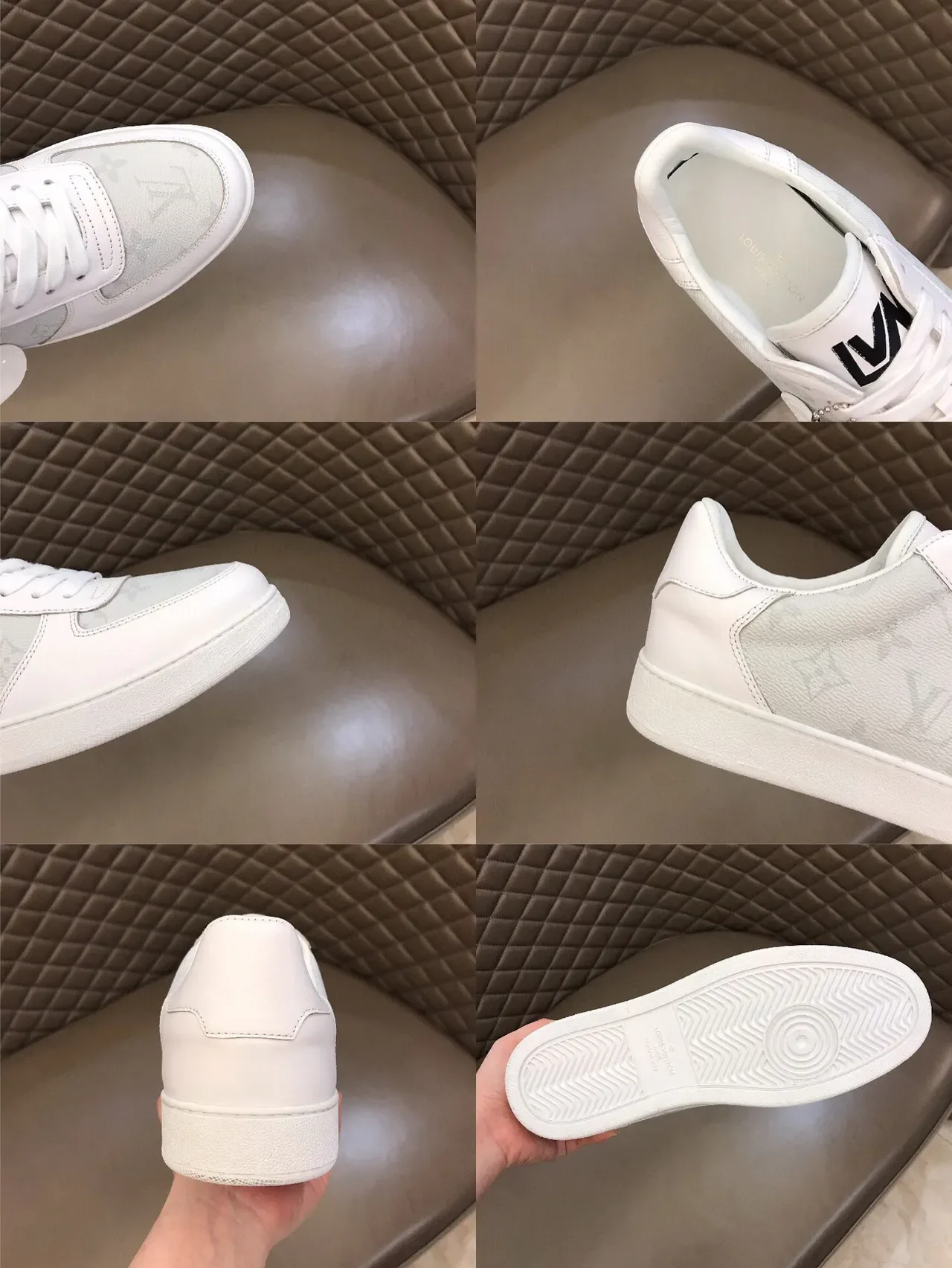 Louis Vuitton LV Trainer White Monogram Lifestyle Sneakers 2