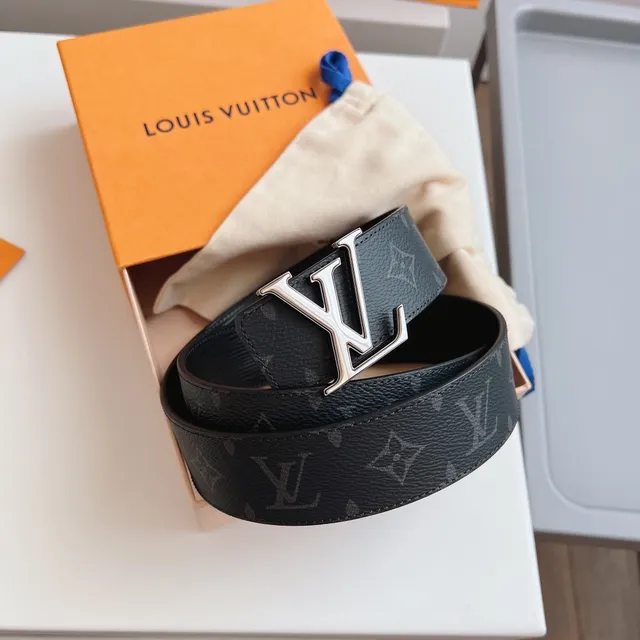 Louis Vuitton LV Twist Belt Black Epi and Monogram Leather Belt 8