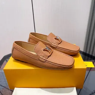 Louis Vuitton LV Twist Loafer Cuero Texturizado Tan